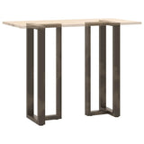 Bar Table Legs T-Shaped 2 pcs Black 50x35x cm Steel 4013103