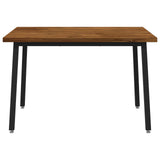 120 x 80 x 75 cm Solid Acacia Wood Natural and Black 937623