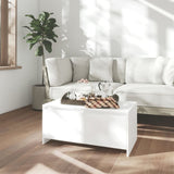 Coffee Table White 90x50x41.5 cm Engineered Wood 809818