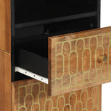 Bathroom Cabinet 38x33x160 cm Solid Wood Mango 358306