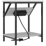 Bedside Cabinet 2 pcs Grey Sonoma 38 x 30 x 48 cm 859587