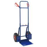 Extendable Hand Trolley Blue and Red 49.5 x 53 x 114 cm Steel 4019016