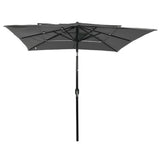 Parasol Anthracite UV protective polyester 2.5m x 2.5m 313838