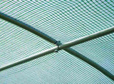 Walk-in Polytunnel Greenhouse, Outdoor Garden Tunnel Greenhouse Tent with Zipped Roll-Up Door and 8 T3398P325278