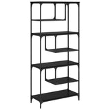 Bookcase Black oak Engineered wood 882837
