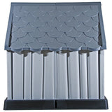 Dog House Grey 92x87x91 cm Plastic 337894