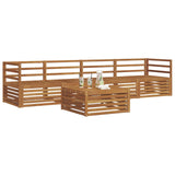 Outdoor Sofa Set 5 pcs Natural Solid Acacia Wood 3372959