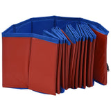 Foldable Dog Swimming Pool Red 160x30 cm PVC 170824