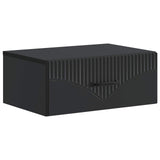 Wall-Mounted Bedside Cabinet 2 pcs Black 49 x 34.5 x 20 cm 898958