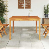 Garden Dining Table 110x110x75 cm Solid Wood Acacia 366369