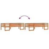 Kids' Bed Frame without Mattress Wax Brown 90x190 cm Single 846869