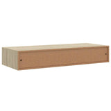 Wall-mounted Drawer Shelves 2 pcs Oak 60x23.5x10cm MDF 330262