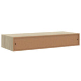 Wall-mounted Drawer Shelves 2 pcs Oak 60x23.5x10cm MDF 330262