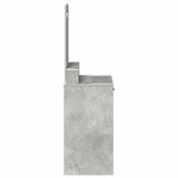 Dressing Table Concrete Grey 50 x 41 x 140 cm Engineered Wood 865130