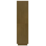 Book Cabinet/Room Divider Honey Brown 40x35x135 cm Solid Pinewood 810852