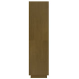 Book Cabinet/Room Divider Honey Brown 40x35x135 cm Solid Pinewood 810852