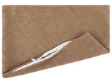 Cushion Cover 12 pcs HEERLEN Taupe 40 x 40 cm Microfiber Fleece 908529