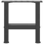 ZNTS Coffee Table Legs Anthracite 2 pcs 30×40 cm Steel 4013258