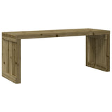 Garden Bench Extendable 212.5x40.5x45 cm Impregnated Wood Pine 832529