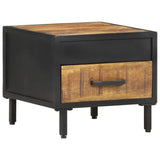 Bedside Cabinet 40x40x35 cm Rough Mango Wood 288472