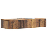Wall-Mounted Side Table Old Wood 87.5 x 34.5 x 17 cm 898333