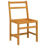 Balcony Set Natural Acacia Wood Solid Acacia wood Compact 365854