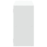 Wall Shelf White 100x25x50 cm Engineered Wood 853272