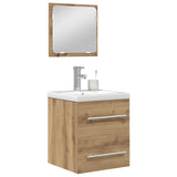 Bathroom Furniture Set 2 pcs Artisan Oak Engineered Wood 3393509