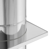 Chimney Extension Silver 35 x 35 x 132 cm Stainless steel 42008453