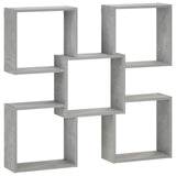Wall Shelf Concrete Grey 99.5 x 17 x 91 cm Engineered Wood 8014971