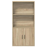 Bookcase Sonoma Oak 60x24x120 cm Engineered Wood 860420