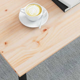 Coffee Table Natural 70 x 50 x 36 cm Solid Pine Wood 892763