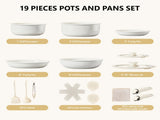 19-piece aluminum cookware set 01707528