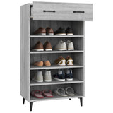 Shoe Cabinet Grey Sonoma 60x35x105 cm Engineered Wood 817559