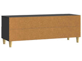 TV Cabinet with Drawer Black 102 x 34.5 x 50 cm Engineered Wood 894676
