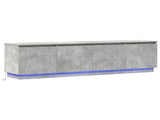 TV Cabinet Concrete Grey 180 x 38 x 49 cm Engineered Wood 3376147