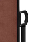 Retractable Side Awning Brown 220x600 cm 4004569