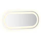 LED Bathroom Mirror Transparent 70 x 30 cm Tempered Glass 42045852