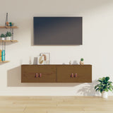 Wall Cabinets 2 pcs Honey Brown 60x30x30 cm Solid Wood Pine 818372