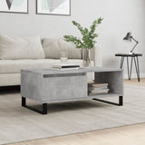 Coffee Table Concrete Grey 90x50x36.5 cm Engineered Wood 830576