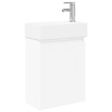 Bathroom Vanity Unit with Tap White 45.5 x 22.5 x 84 cm 889451