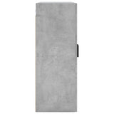 Wall Mounted Cabinets 2 pcs Concrete Grey 69.5x34x90 cm 3195623