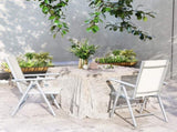 Set of Two Aluminium Folding Chairs - Light Grey T3398P327945