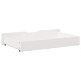 Under-Bed Drawers 2 pcs White 95x55x17 cm Solid Wood Pine 850921