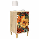 Bedside Cabinet GENNEP 2 pcs Sonoma Oak 36 x 33 x 60 cm 8007282