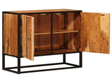 Sideboard Beta Natural 70 x 30 x 75 cm Solid Acacia Wood 4104613