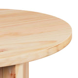Coffee Table 2 pcs Natural Solid Pine wood 873550