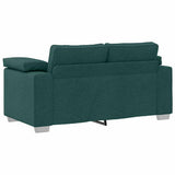 Sofa Dark Green 160 x 77 x 82 cm Fabric 4105222