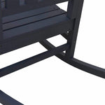 Garden Rocking Chair 3 pcs Navy 38 x 38 x 46cm Plastic 3335815