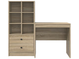 Desk with Drawer with Shelf with Storage 2 pcs Sonoma Oak 3337339
